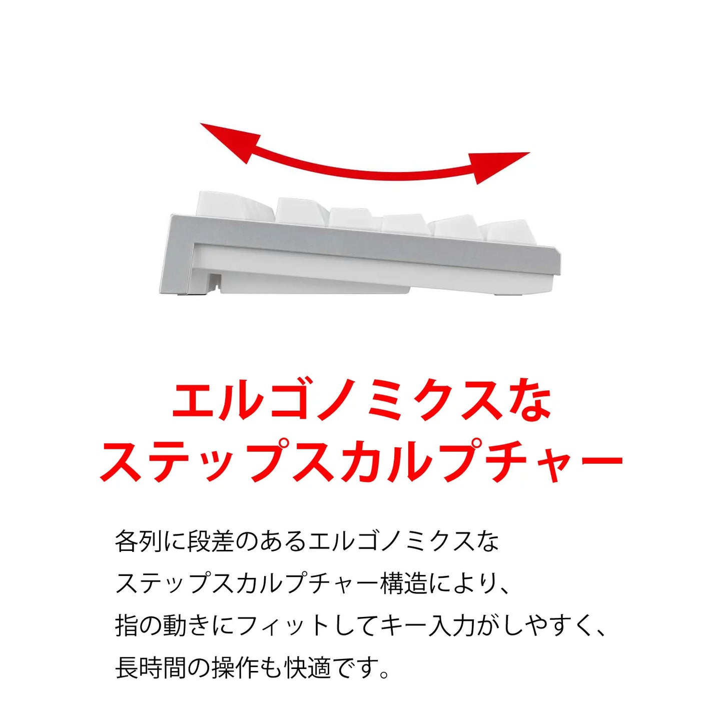【販売終了】REALFORCE TKL for Mac / R2TL-JPVM-WH