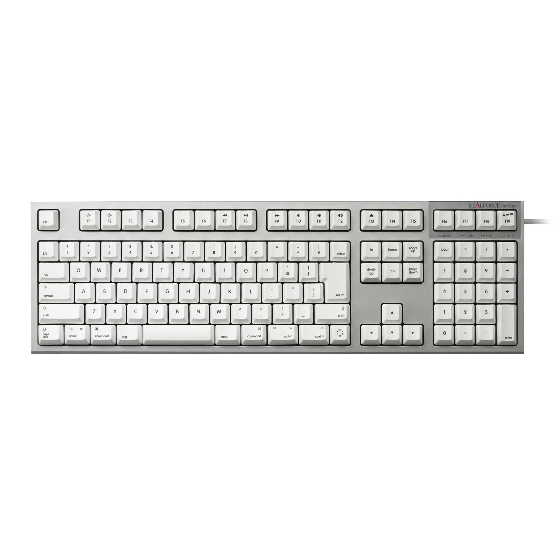 【旧モデル特価】東プレ リアルフォース REALFORCE SA for Mac / R2SA-JP3M-WH｜キーボード専門店 -  ARCHISS（アーキス）