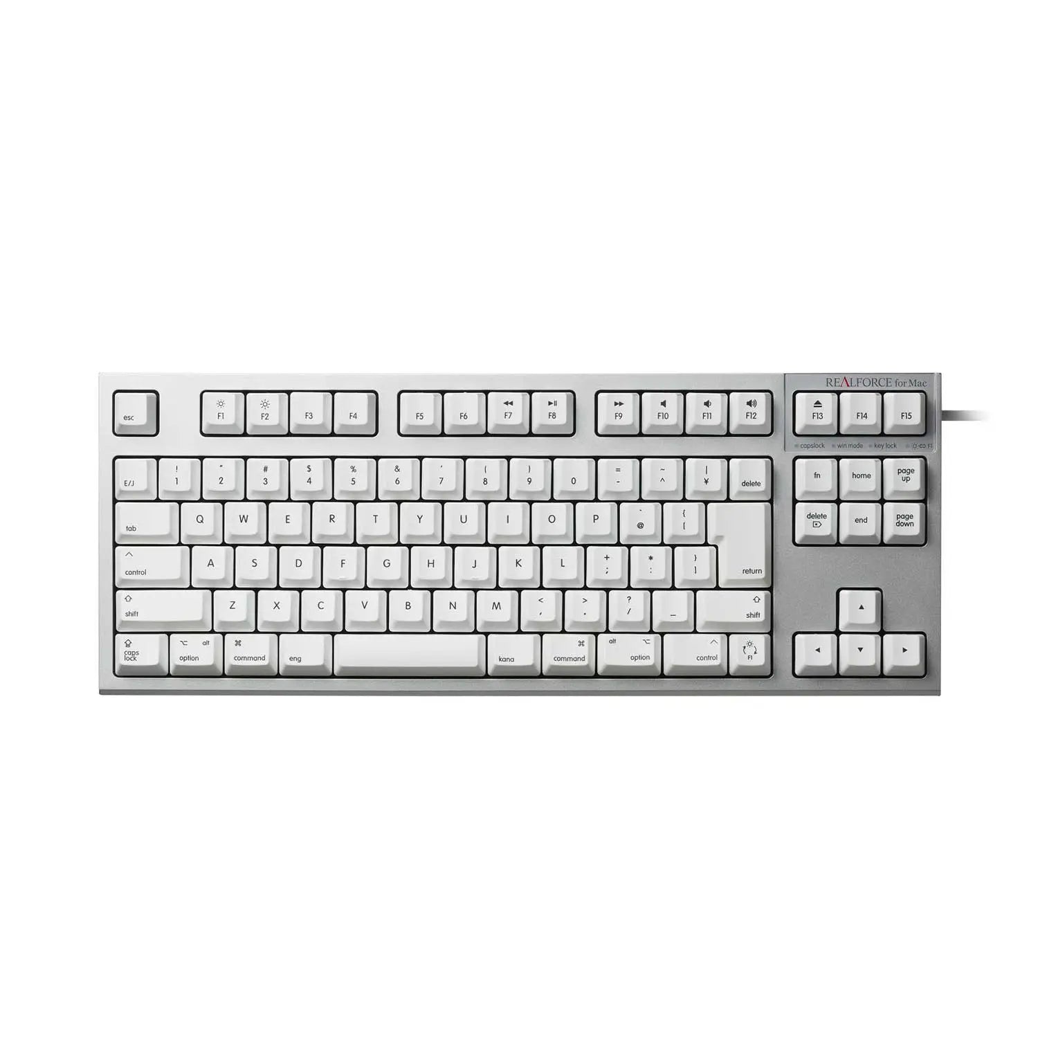 【旧モデル特価】東プレ リアルフォース REALFORCE TKL for Mac / R2TL-JPVM-WH｜キーボード専門店 -  ARCHISS（アーキス）