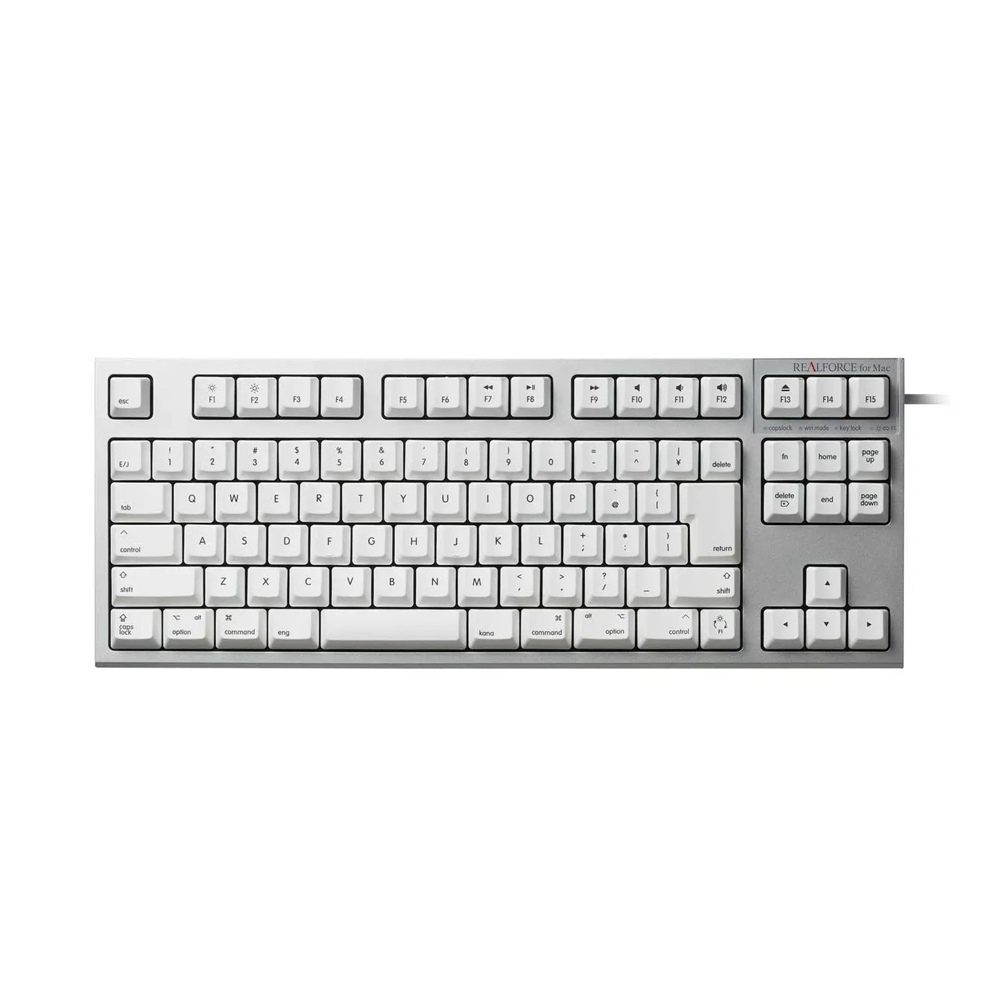 【販売終了】REALFORCE TKL for Mac / R2TL-JPVM-WH