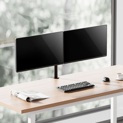 水平可動 デュアル液晶モニターアーム AS-MABH07D