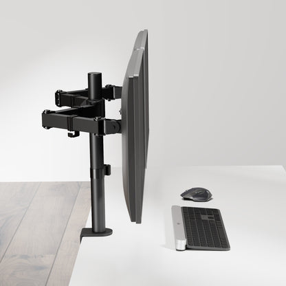 水平可動 デュアル液晶モニターアーム AS-MABH07D