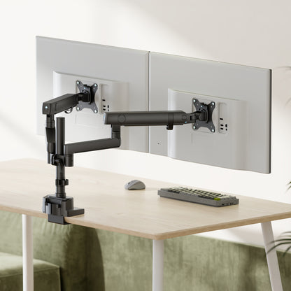 メカニカルスプリング式 デュアル液晶モニターアーム
