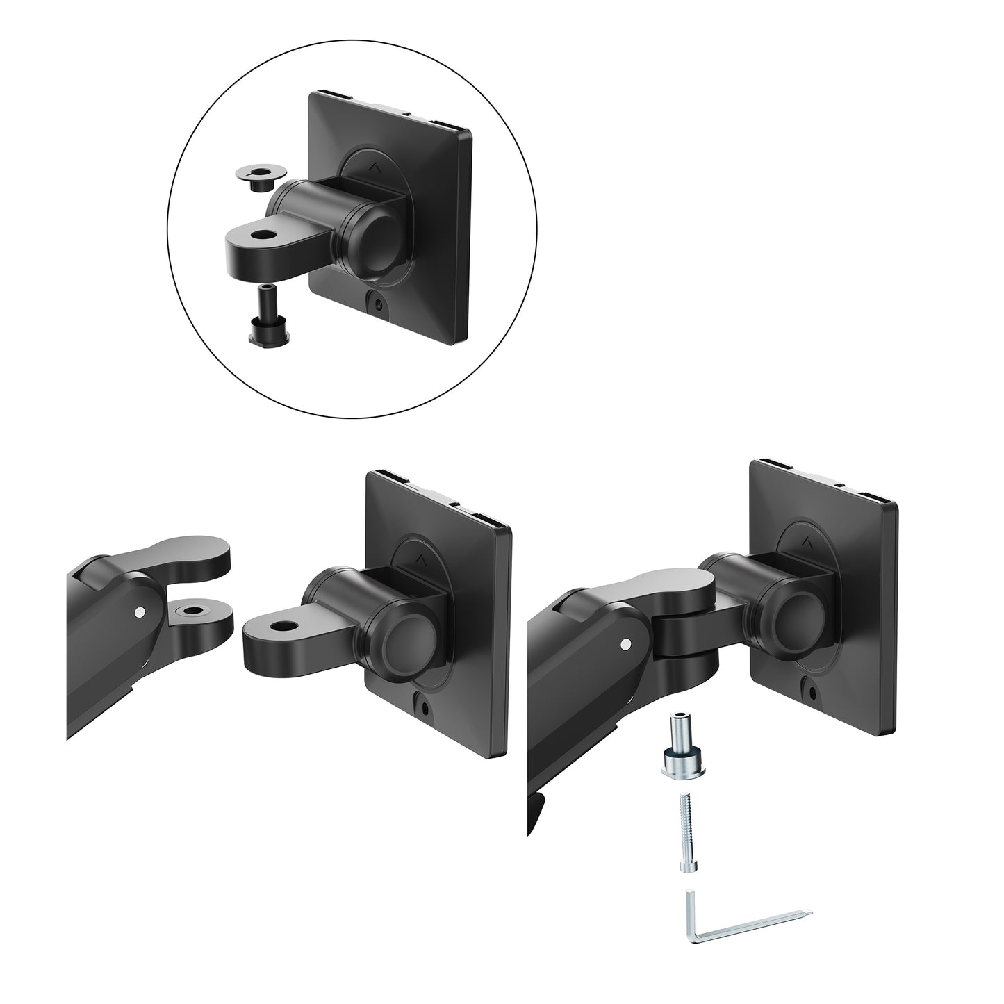 メカニカルスプリング式 液晶モニターアーム AS-MABM04