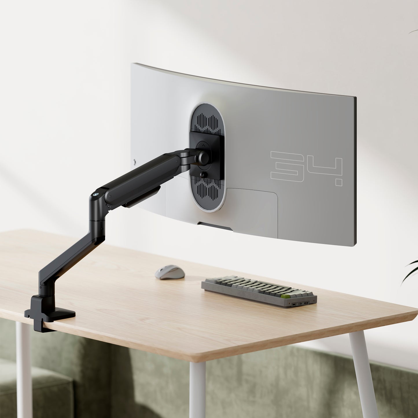 メカニカルスプリング式 液晶モニターアーム AS-MABM04