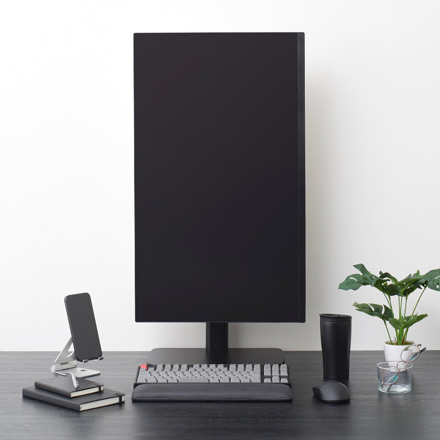 10段階調節 昇降液晶モニタースタンド