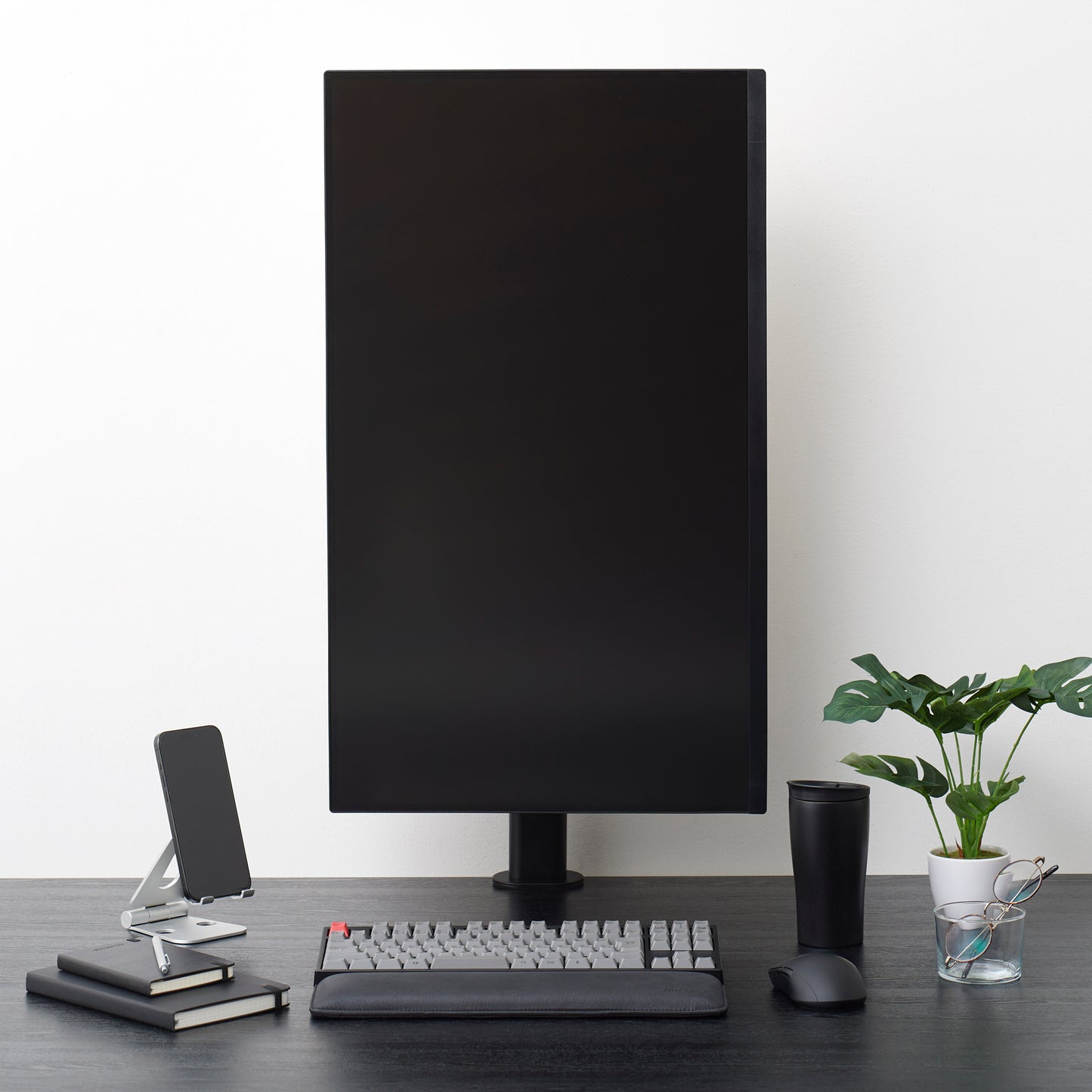 10段階調節 昇降液晶モニターアーム