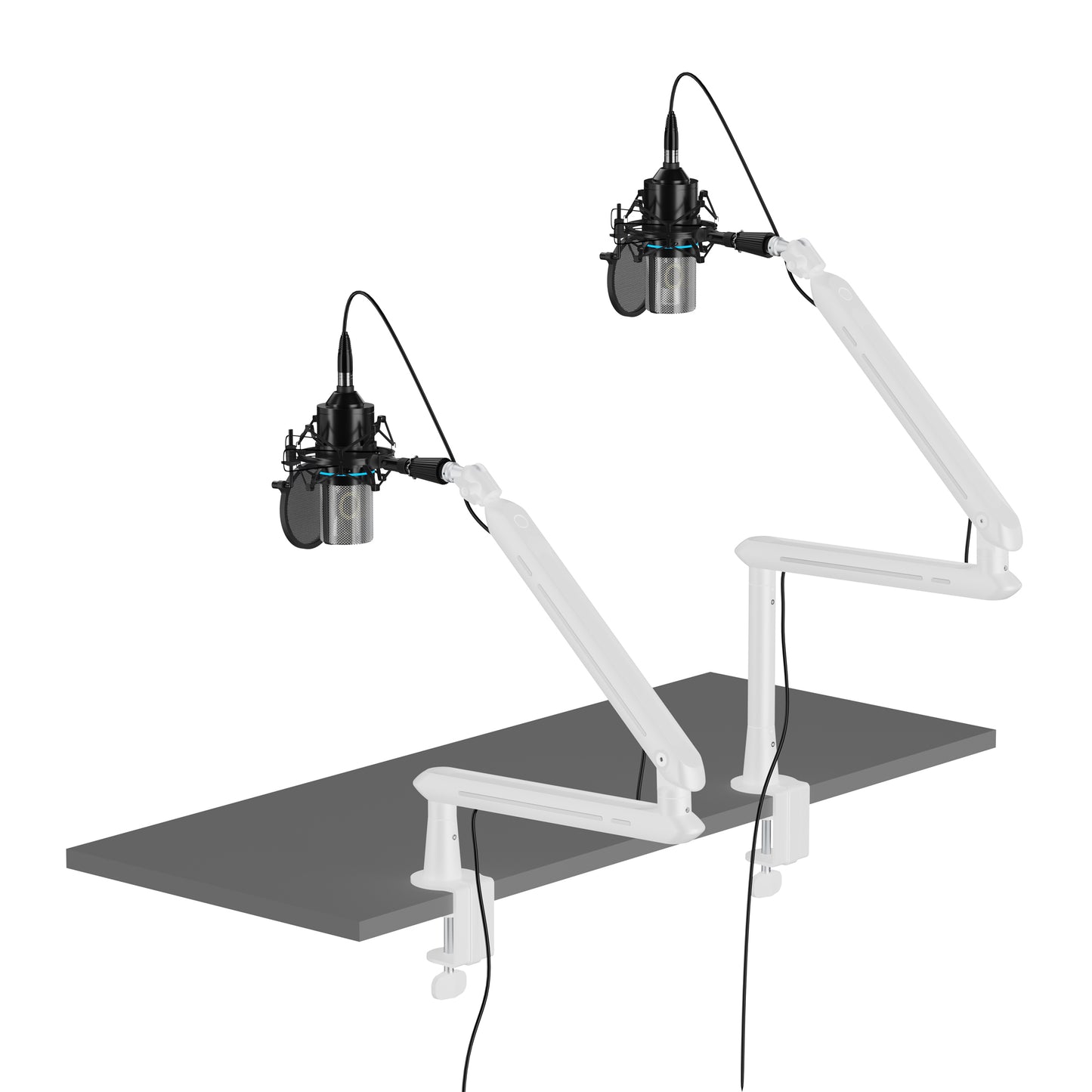 高さ2段階対応 マイクブームアーム