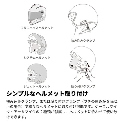 FREECOM/SPIRIT - 2nd Helmet Kit