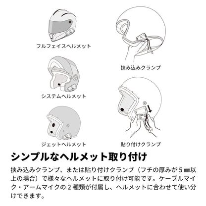 FREECOM/SPIRIT - 2nd Helmet Kit (Sound by JBL)