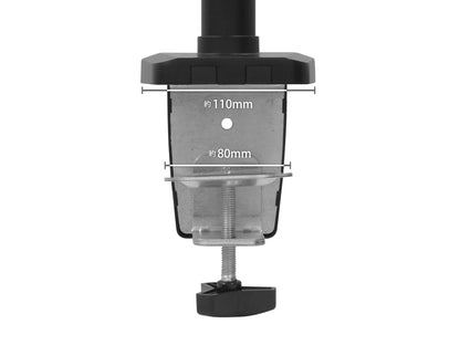 ガススプリング式 ４軸 デュアル液晶モニターアーム