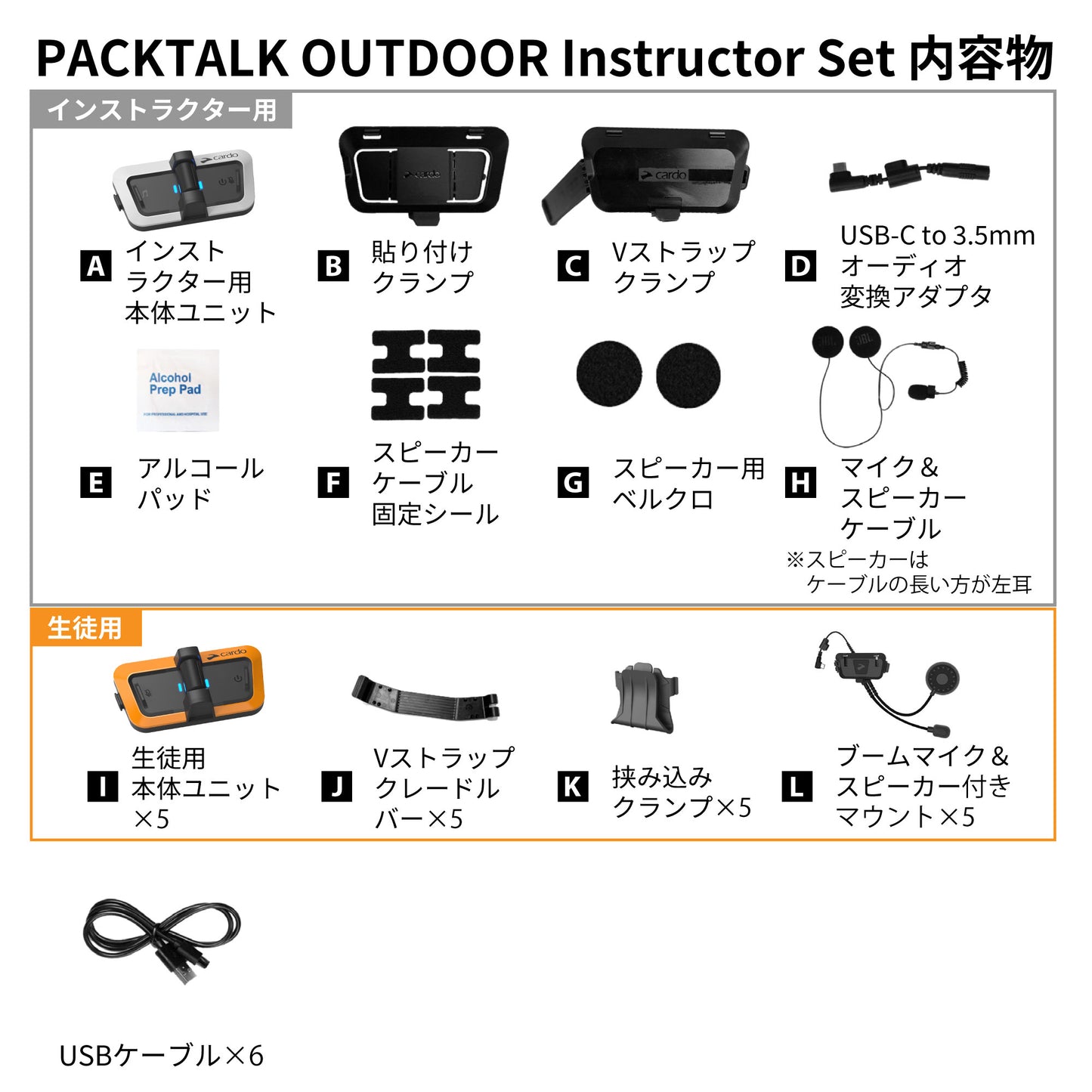 PACKTALK OUTDOOR - Instructor Set