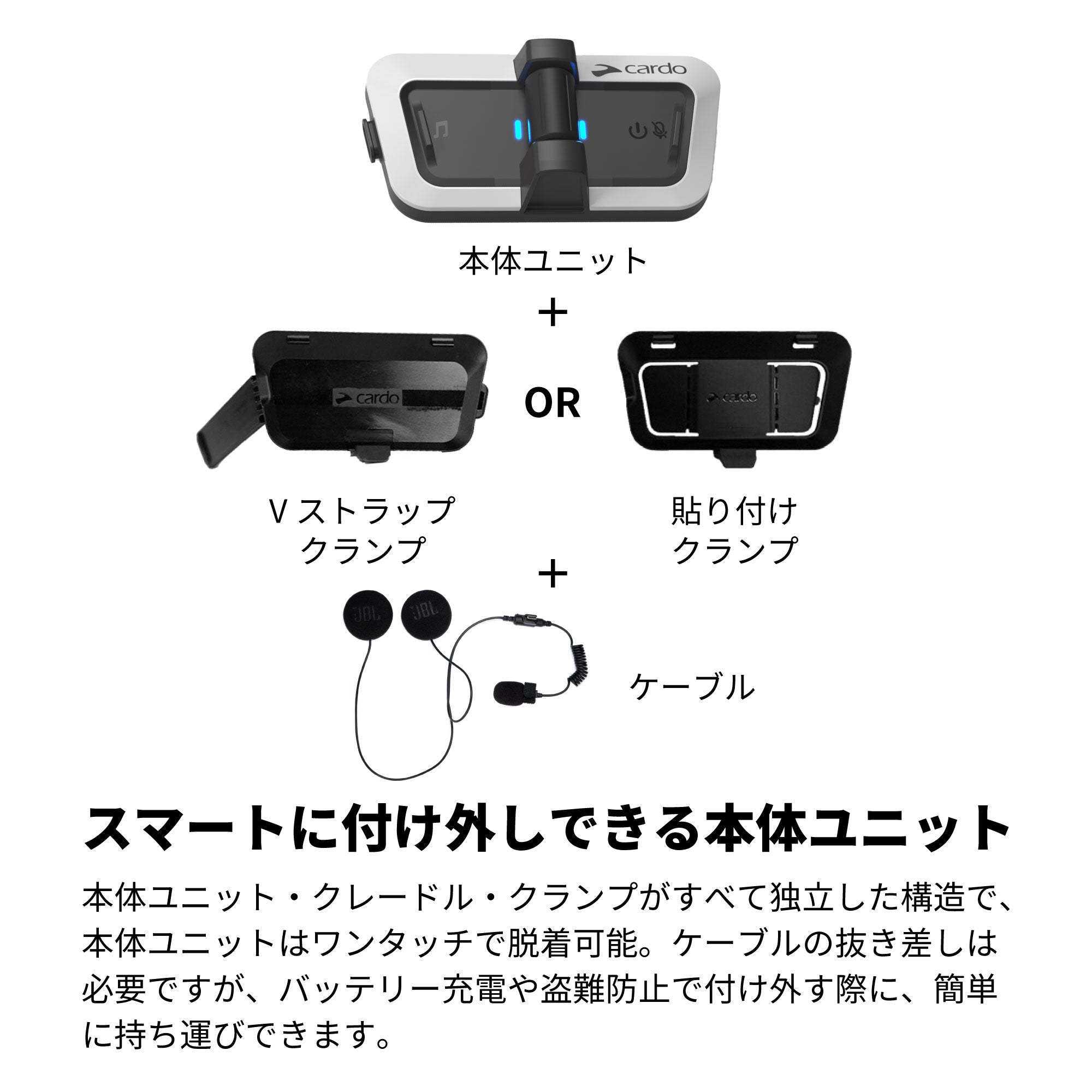 PACKTALK OUTDOOR - Instructor Set（パックトークアウトドア）｜Cardo