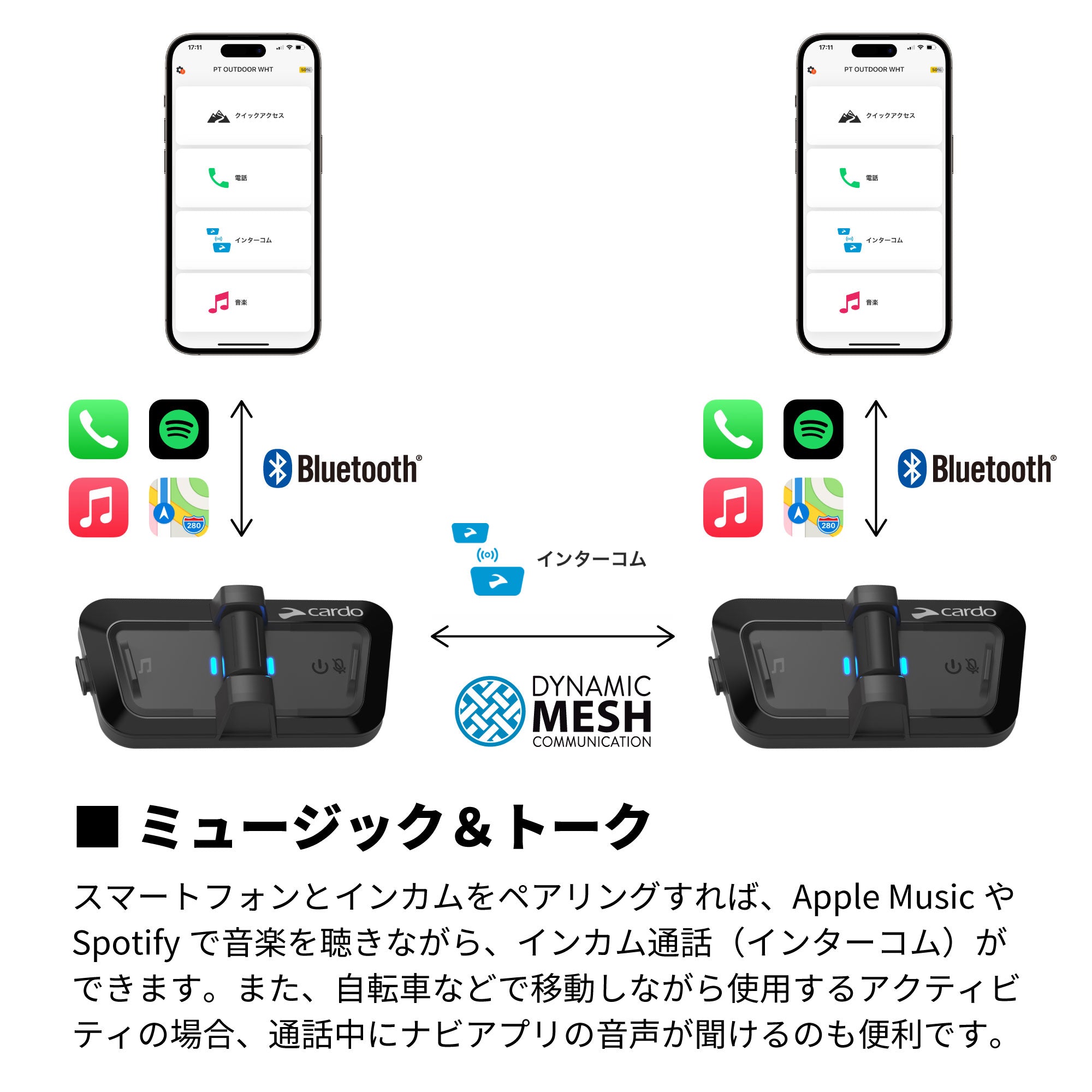 PACKTALK OUTDOOR - デュオセット（パックトークアウトドア 2個セット