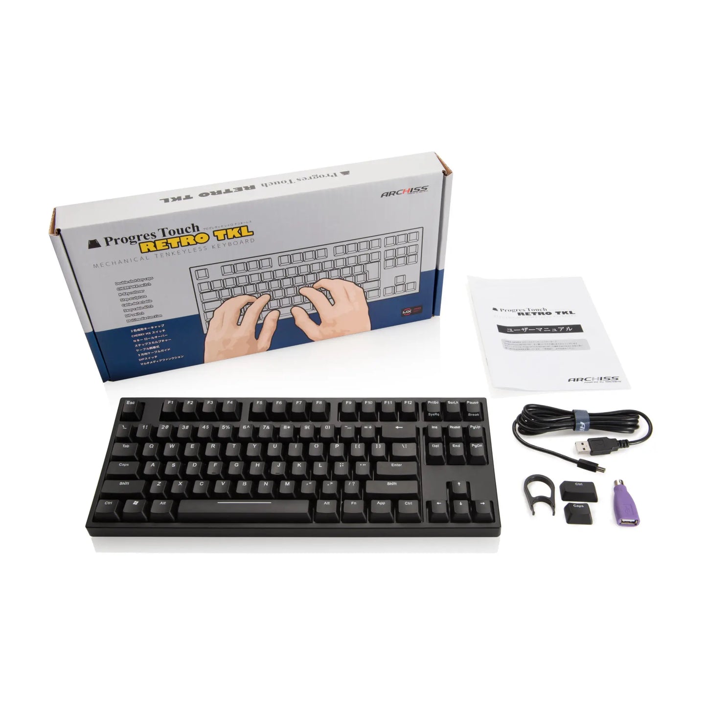 【販売終了】ProgresTouch RETRO TKL - 英語配列