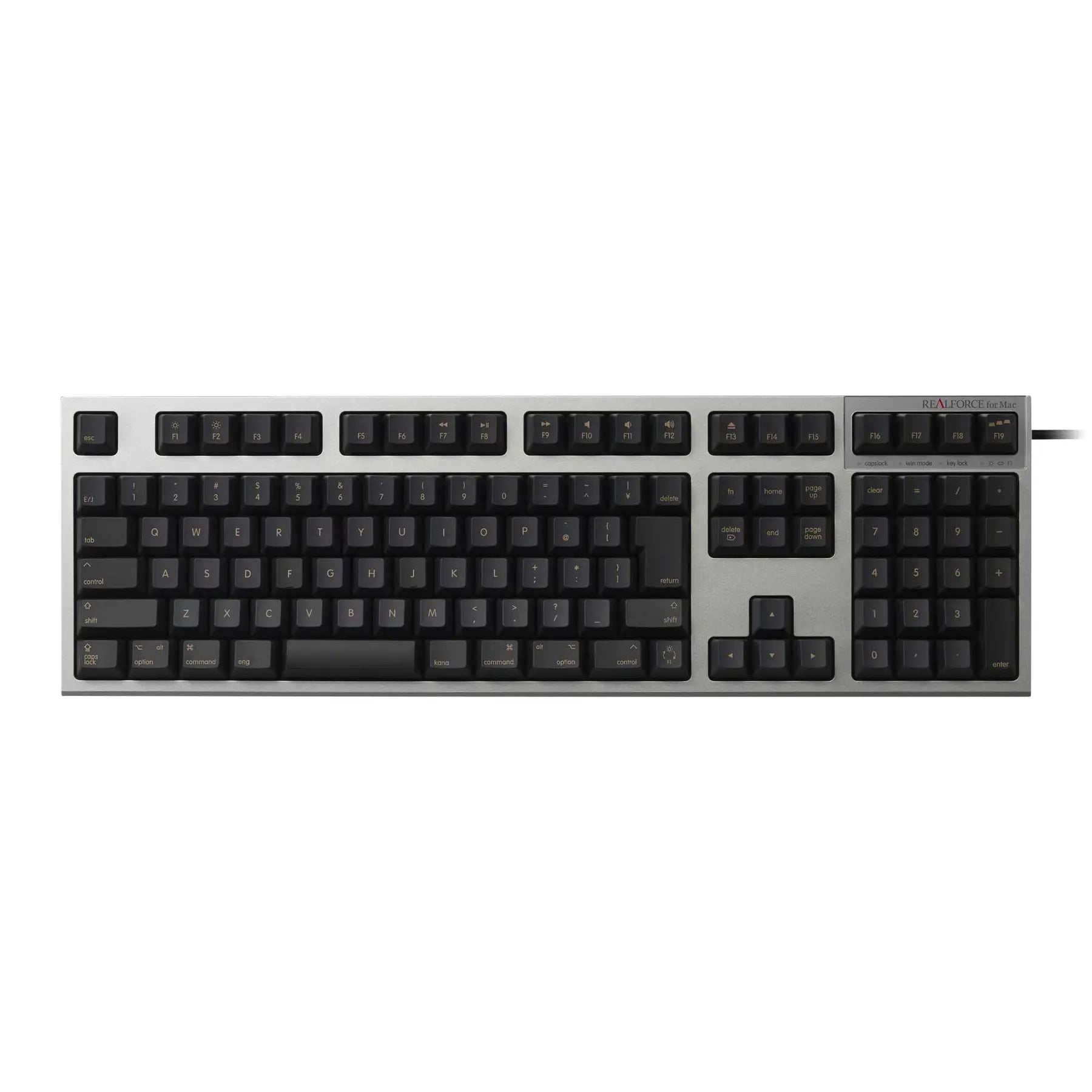 REALFORCE キーボード 有線 for mac R2SA-JP3M-WH