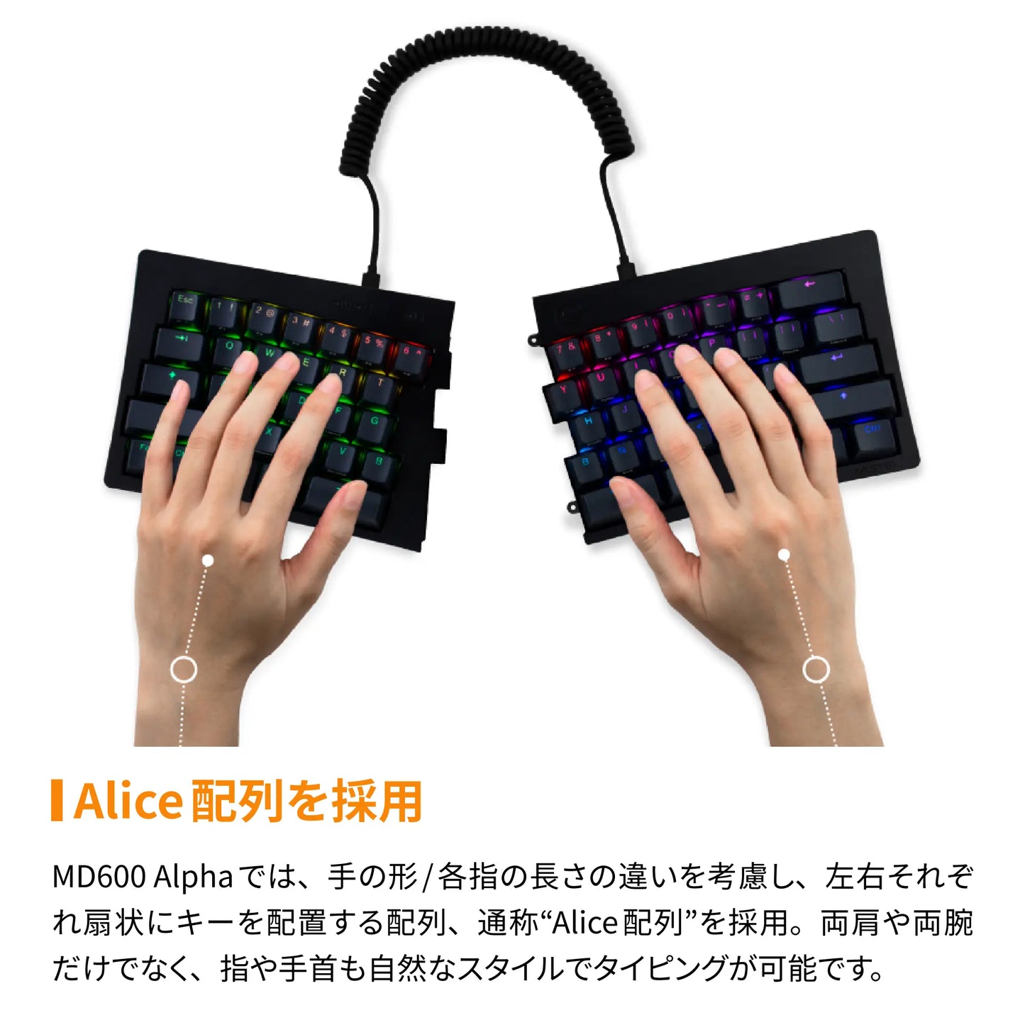 【販売終了】BAROCCO MD600 Alpha BT RGB - 英語配列