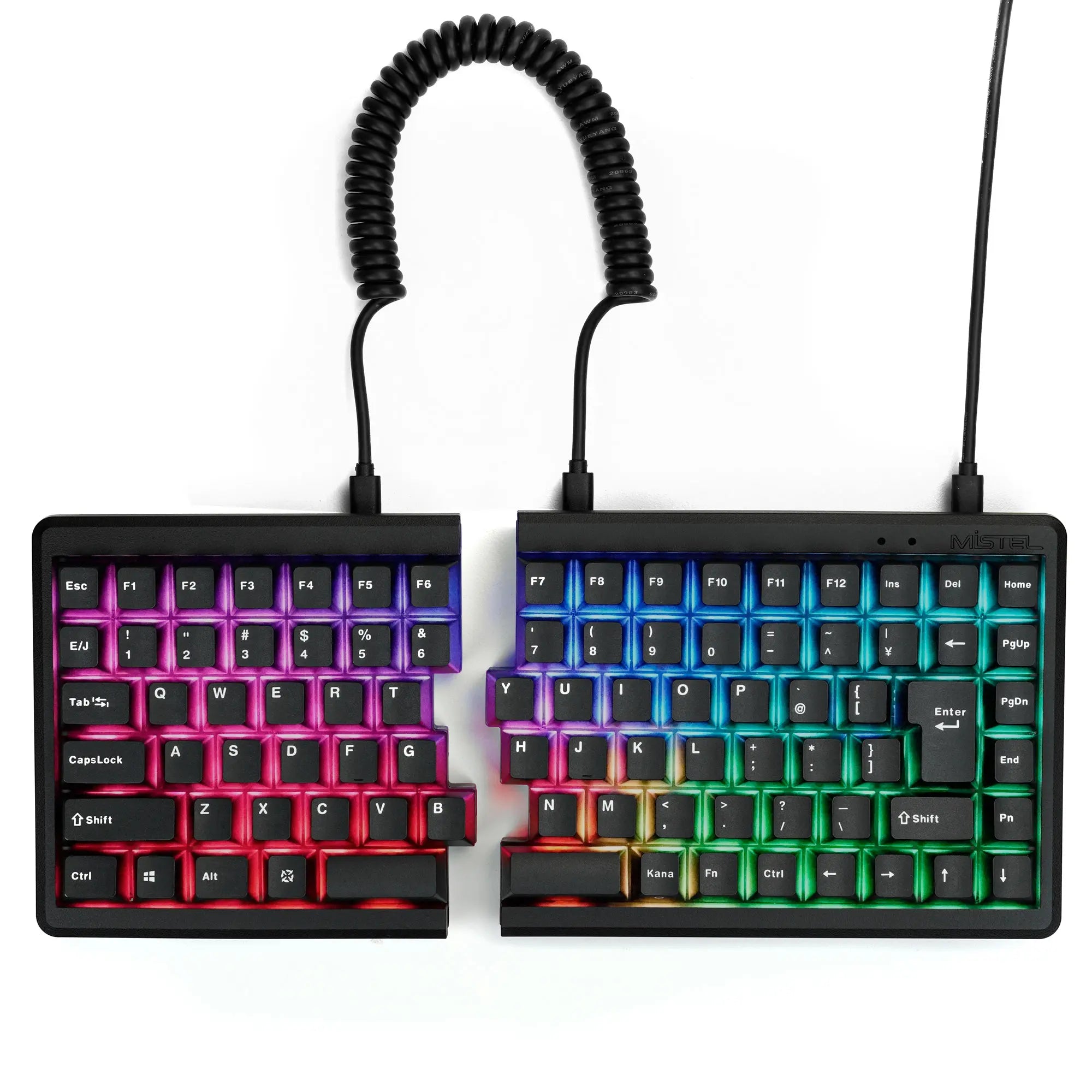 ジョン様専用 Mistel MD-770 茶軸 日本語配列 左右分割キーボード