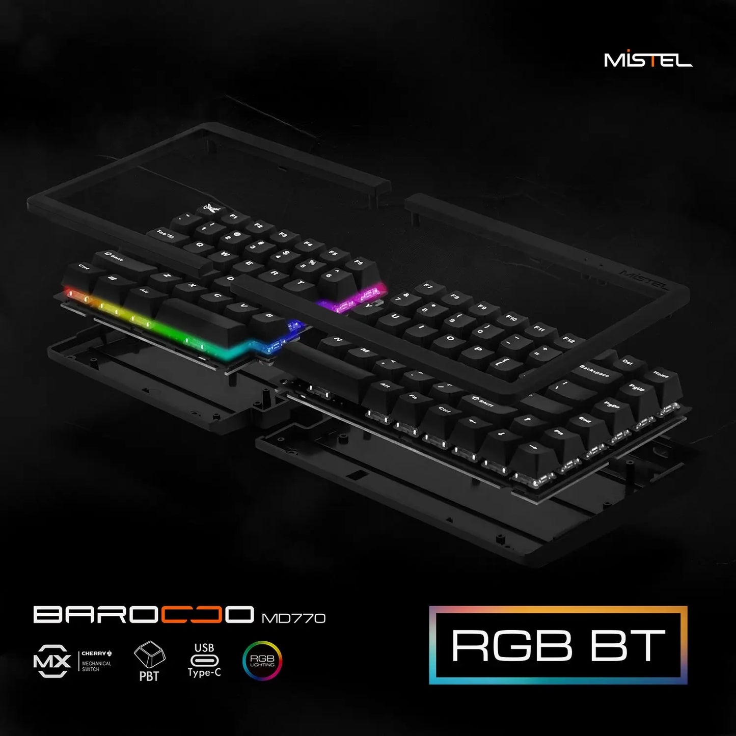 【販売終了】BAROCCO MD770 RGB BT - 英語配列